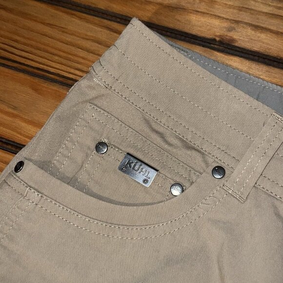 KUHL Radikl Pants Mens Size 40x32 Lightweight Stretch Hiking Trail Outdoor Khaki - Picture 8 of 9